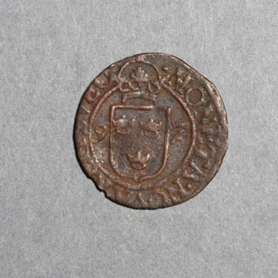 SLM 16854 - Mynt, 1 fyrk silvermynt typ IV 1592, Johan III