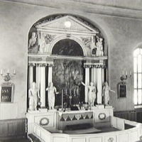 SLM A24-507 - Interiörbild med altare, Västra Vingåkers kyrka