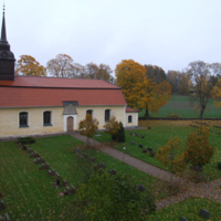 SLM D09-574 - Lerbo kyrka och kyrkogård