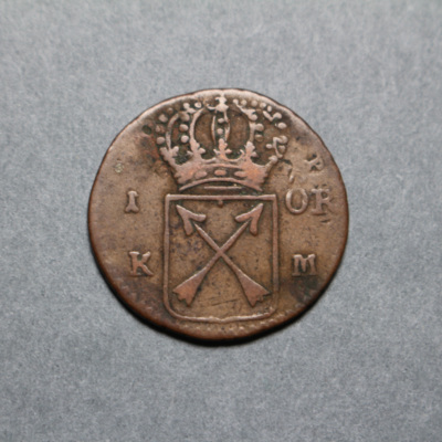 SLM 16328 - Mynt, 1 öre kopparmynt typ 1 1720, Fredrik I