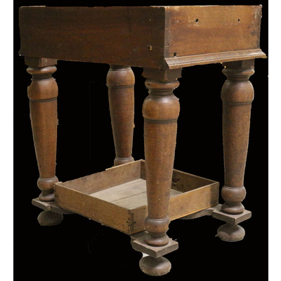 SLM 20705 - Åttkantig bordsskiva med intarsia, 1600-tal