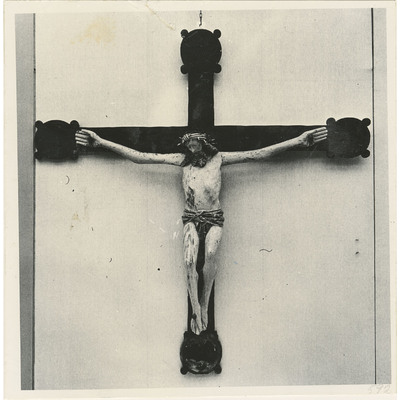 SLM A18-388 - Krucifix i Bärbo kyrka 1969