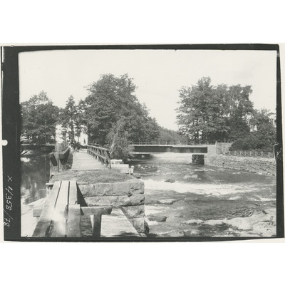 SLM X4358-78 - Dammen vid Rosenfors år 1925