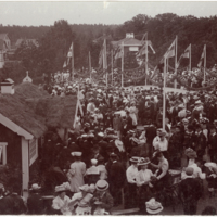 SLM P07-2427 - Marknad vid Schedewij år 1909 till förmån för sjukhemmet i Flen