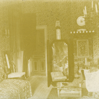 SLM P2013-337 - Interiör från familjen Fleetwoods hem i Södertälje på 1890-talet