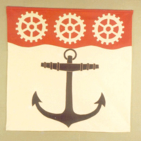 SLM 10930 31 - Vapenflagga, för Nynäshamn
