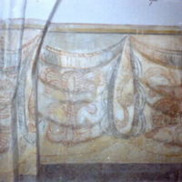 SLM M021643 - Draperimålningar i sakristian