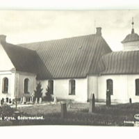 SLM M013728 - Långsidan av Stora Malms kyrka