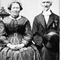 SLM P09-2129 - Överjägmästare C. G. Strandberg (1791-1868) med hustru Hedvig f. Welin (1810-1893)