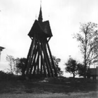 SLM M007438 - Klockstapeln vid Floda kyrka, 1890-tal