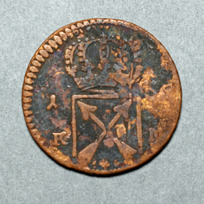 SLM 16873 - Mynt, 1 öre kopparmynt 1719, Ulrika Eleonora