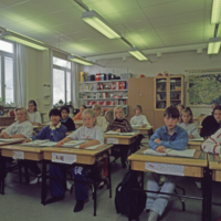 SLM DIA00-1077 - Östra skolan, klass 5H år 1987