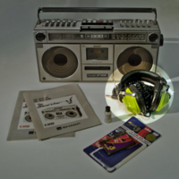 SLM 35692 4 - Hörlurar till stereo, 1980-tal