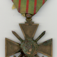 SLM 5679 - Postumt utdelad medalj, Gustaf Wirén död 1917