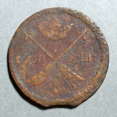 SLM 8308 1 - Mynt, 1 öre kopparmynt, Karl XI, 1673