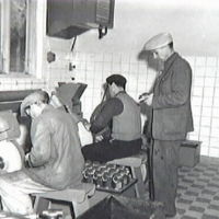 SLM POR52-1924-2 - Björkviks mejeri byggs om till fabrikslokal för Eskilstuna järn, foto 1952