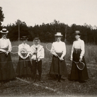 SLM P11-6324 - Tennis på Lidingö omkring 1898