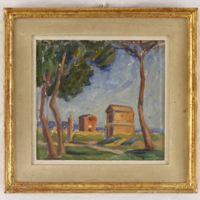 SLM 7582 - Oljemålning, Latingravarna, av prins Eugen 1924