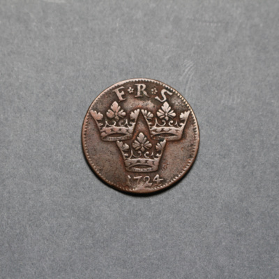 SLM 16346 - Mynt, 1 öre silvermynt 1733, Fredrik I