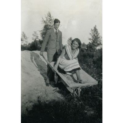 SLM P07-150 - Tore Danielsson och Nicella Ljungqvist, 1900-talets mitt