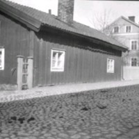 SLM M033708 - Väverskan Fanny Lindströms stuga vid Brunnsgatan 13 i Nyköping