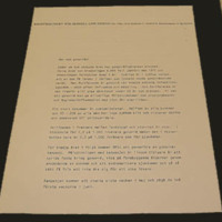 SLM 33010 9 - Brev från RFSU som beskriver 1973 års kampanj mot spridning av gonorré