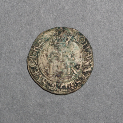 SLM 16851 - Mynt, 1/2 öre silvermynt typ IV 1587, Johan III