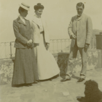 SLM P09-2026 - Mrs Stephanie, Cecilia Falkenberg och De Geer, Hôtel Molaro, Anacapri, Capri 1904