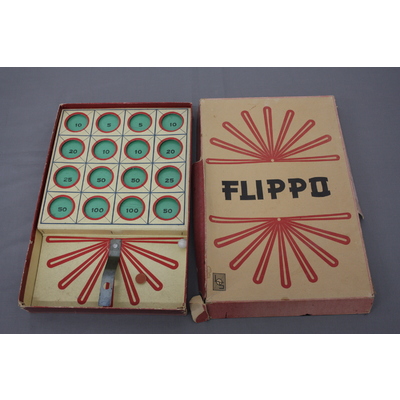 SLM 39016 1-2 - Flippo-spel från 1940-talet, har tillhört Jan Törneros, Ökna i Floda socken