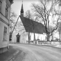 SLM POR52-1981-1 - Alla Helgona kyrka, foto 1952.
