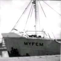 SLM POR54-5496-1 - Nyköpings hamn 1957