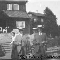 SLM P07-1150 - Djursholm, Ösby, finska släkten Andersson på besök 1920