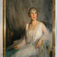 SLM 7031 - Porträtt, drottning Victoria Eugenia av Spanien 1924