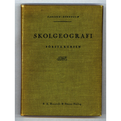 SLM 29947 - Lärobok: Skolgeografi, första boken, 1922