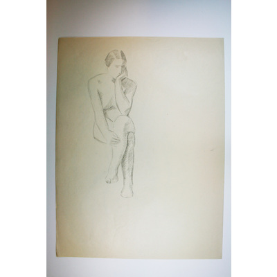 SLM 50043 1-2 - Krokiteckningar av Bodil Güntzel (1903-1998), motiv med kvinnor