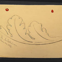 SLM 15097 34 - Blyertsteckning av Clara Sandströmer, gift Fleetwood