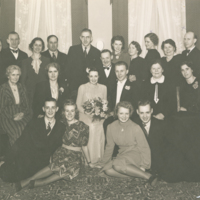 SLM P2015-941 - Fritz och Sigrid på bröllopsfest, 1940-tal