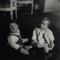 SLM P08-2221 - Ingrid Julin och Anita Ljungwald, Bettylund, 1935