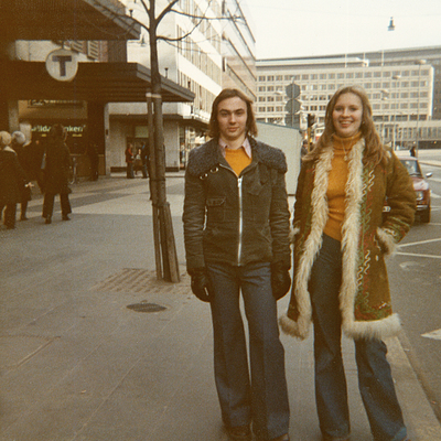 SLM D05-578 - Sirpa och Bertil i Stockholm ca 1971-1972