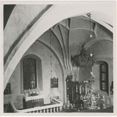 SLM M003919 - Bergshammars kyrka år 1947