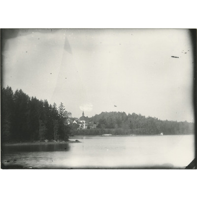 SLM X446-78 - Näsby herrgård i Bogsta socken omkring år 1900
