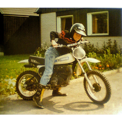 SLM D05-512 - Andreas på sin knattecross ca 1979-1981