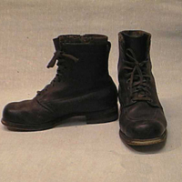 SLM 26888 - Bruna läderkängor, 1940-tal