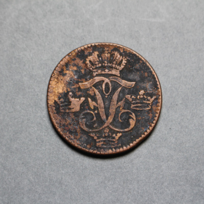 SLM 16893 - Mynt, 1 öre kopparmynt 1747, Fredrik I
