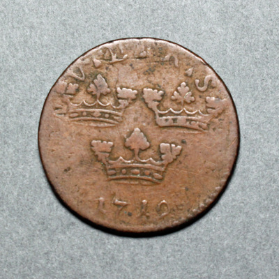 SLM 16291 - Mynt, 1 öre kopparmynt 1719, Ulrika Eleonora
