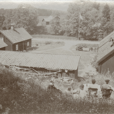 SLM P2016-0234 - Statarlängorna vid Norrmalm, Svärta gård ca 1920