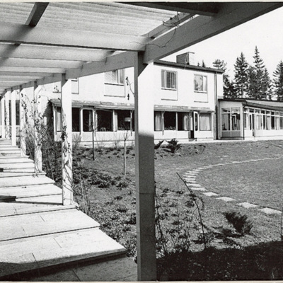 SLM P11-3593 - Hotellet Horsvik, vid Studsviks forskningsanläggning på 1960-talet