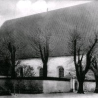 SLM M028579 - Vykort, Alla Helgona kyrka.