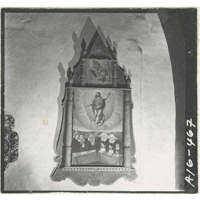 SLM A16-467 - Epitafium i Aspö kyrka år 1967