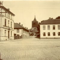 SLM M021401 - Stora torget i Nyköping omkring år 1900